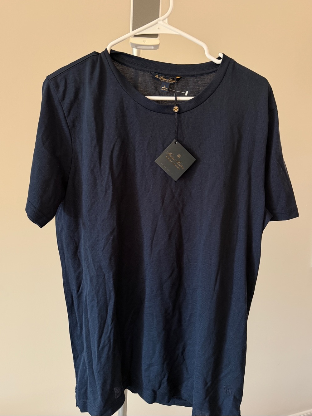 Brooks Brothers Navy Supima Cotton Shirt
